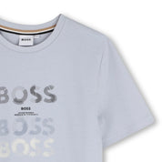 BOSS - Small Logo T-Shirt -  Blue