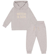 MITCH & SON - Alex Melange Hoody Tracksuit - Beige