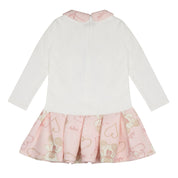 A DEE - Abstract Teddy Scarlett Teddy Box Pleat Dress - Snow White