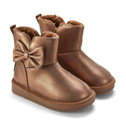 A DEE - Bowitiful Bow Ugg Boot - Chocolate Brown