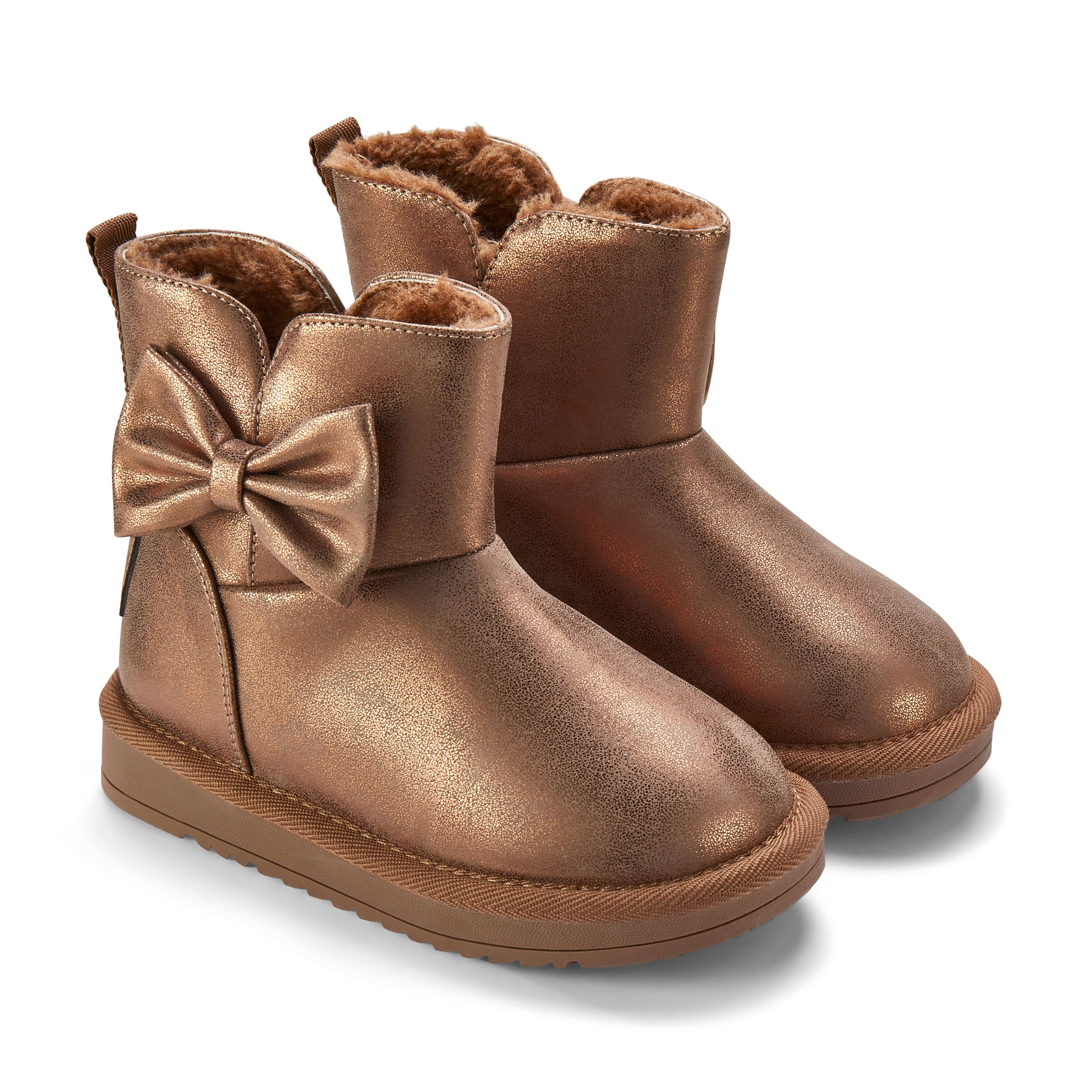 A DEE - Bowitiful Bow Ugg Boot - Chocolate Brown