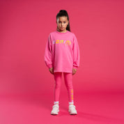 BONINI BY A DEE - Groove & Inspire Logo Sweatshirt - Hot Pink