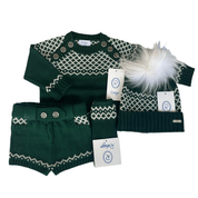 Rahigo - Four Piece Short Set -  Green