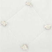 MONNALISA - Rose Bud & Lace Blanket - Ivory
