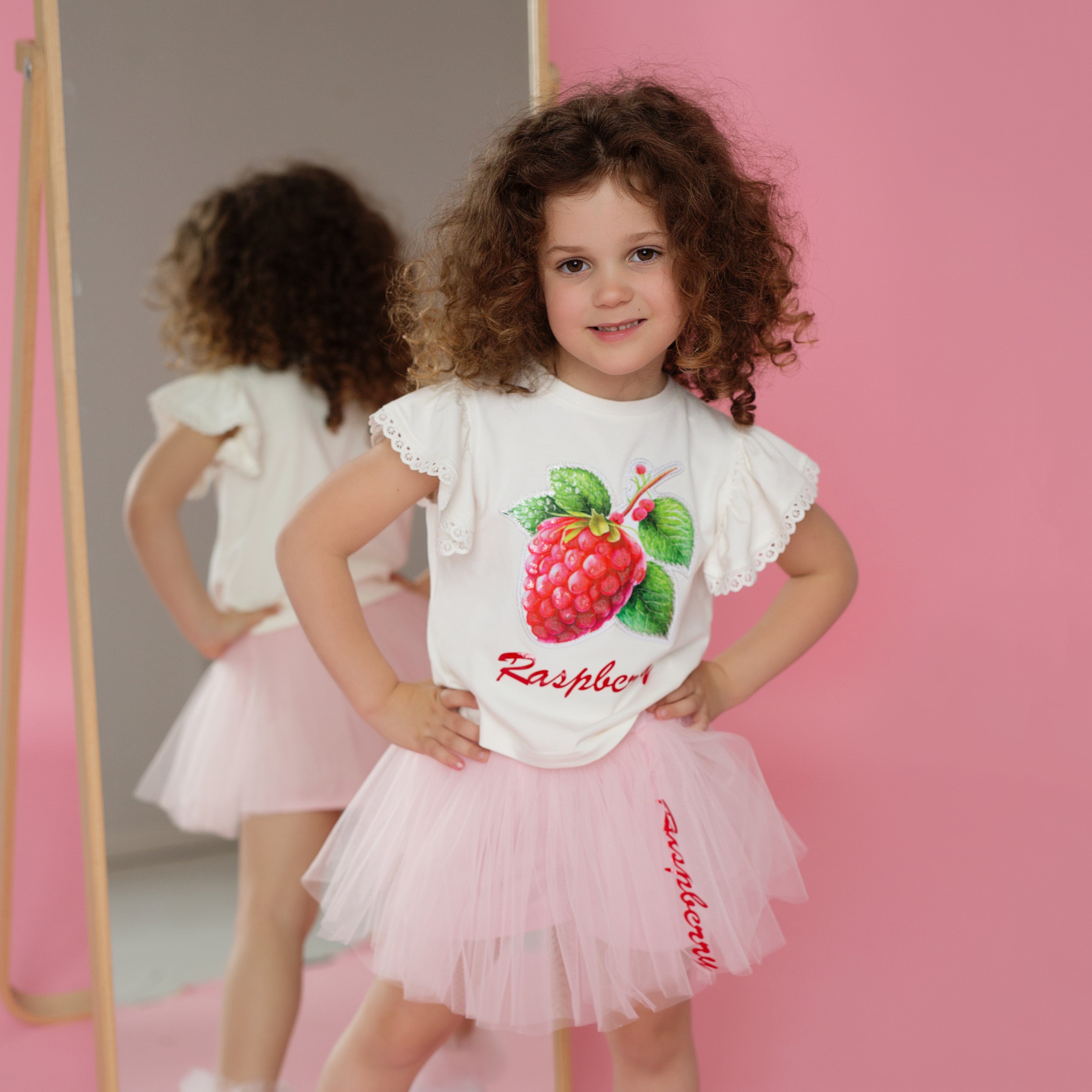 Daga - Juicy Raspberry Dream Tutu Skort Set - Pink