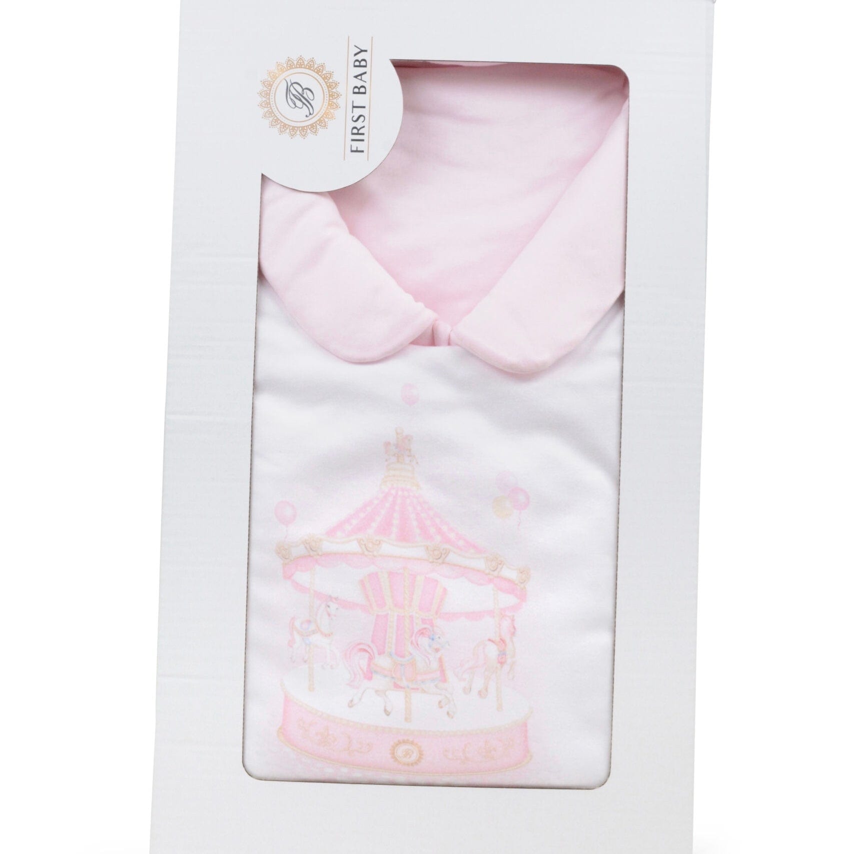 FIRST BABY - Carousel  Baby Nest- Pink