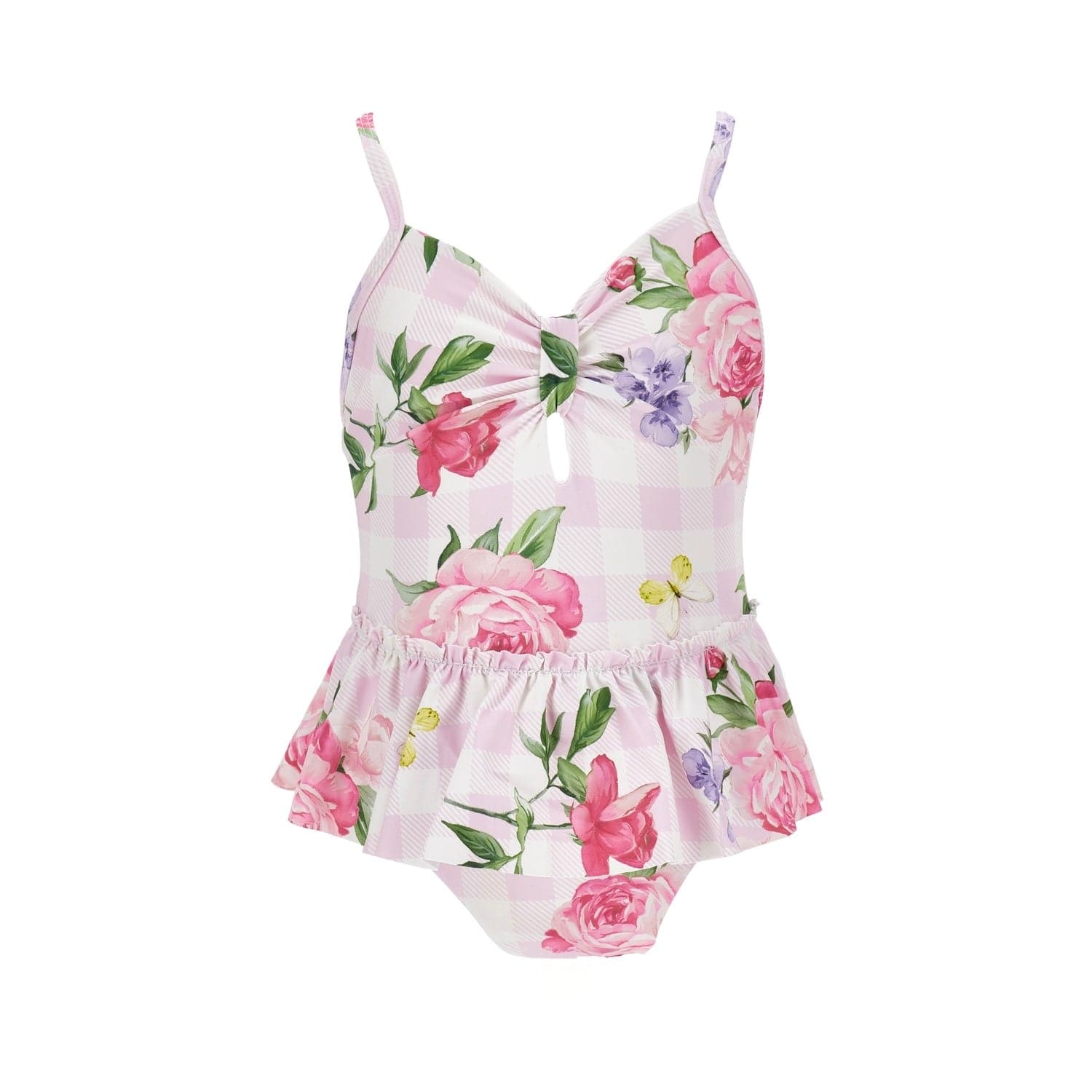 MONNALISA - Garden Party Swimsuit - Pink