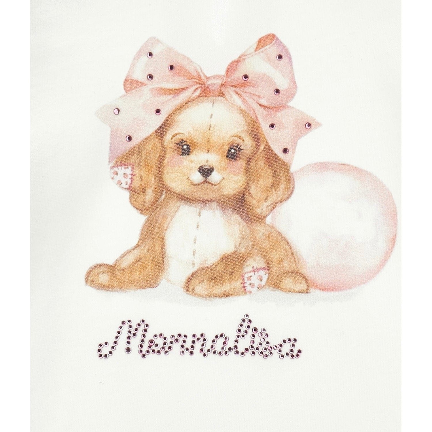 MONNALISA - Bebe Puppy Skirt Set - Pink