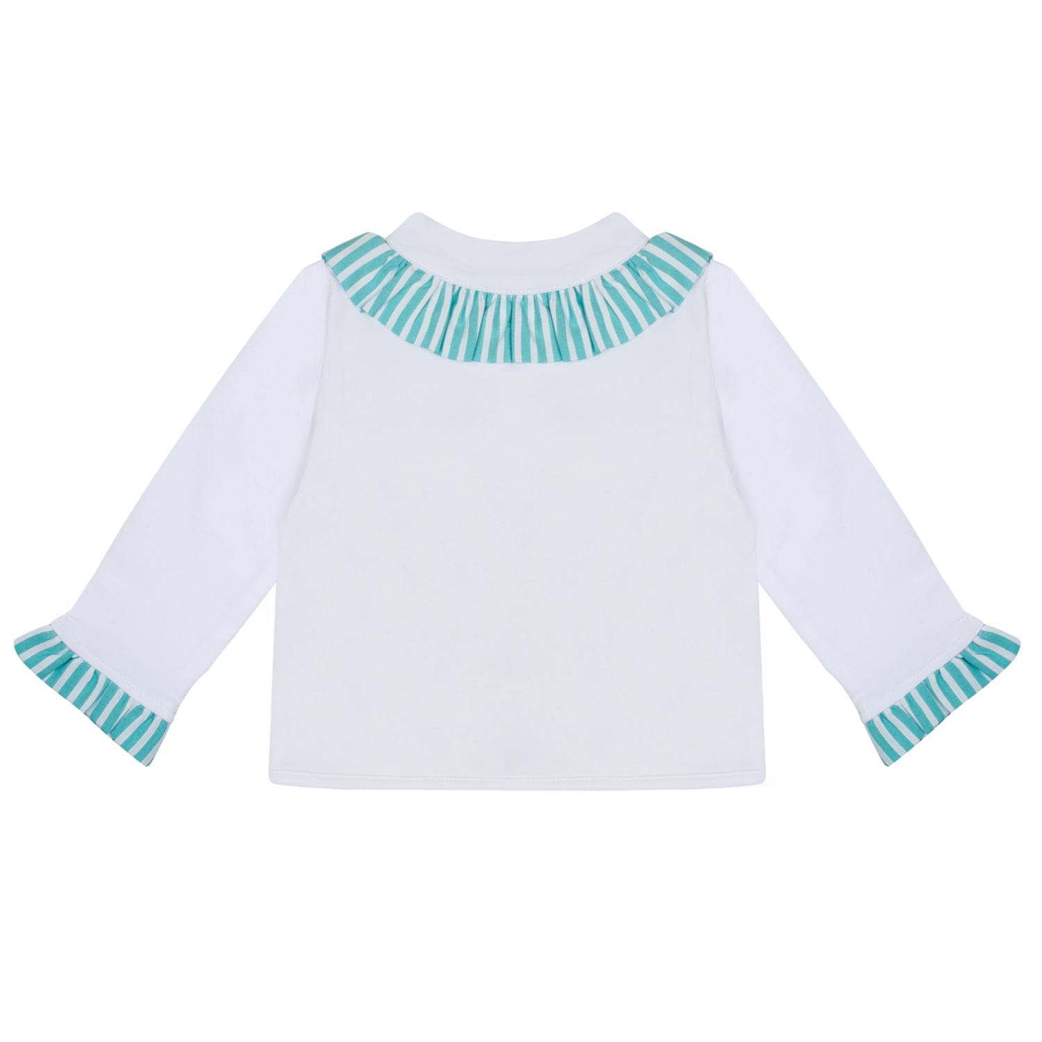 LITTLE A - Kaly Little Fish Cardigan - White