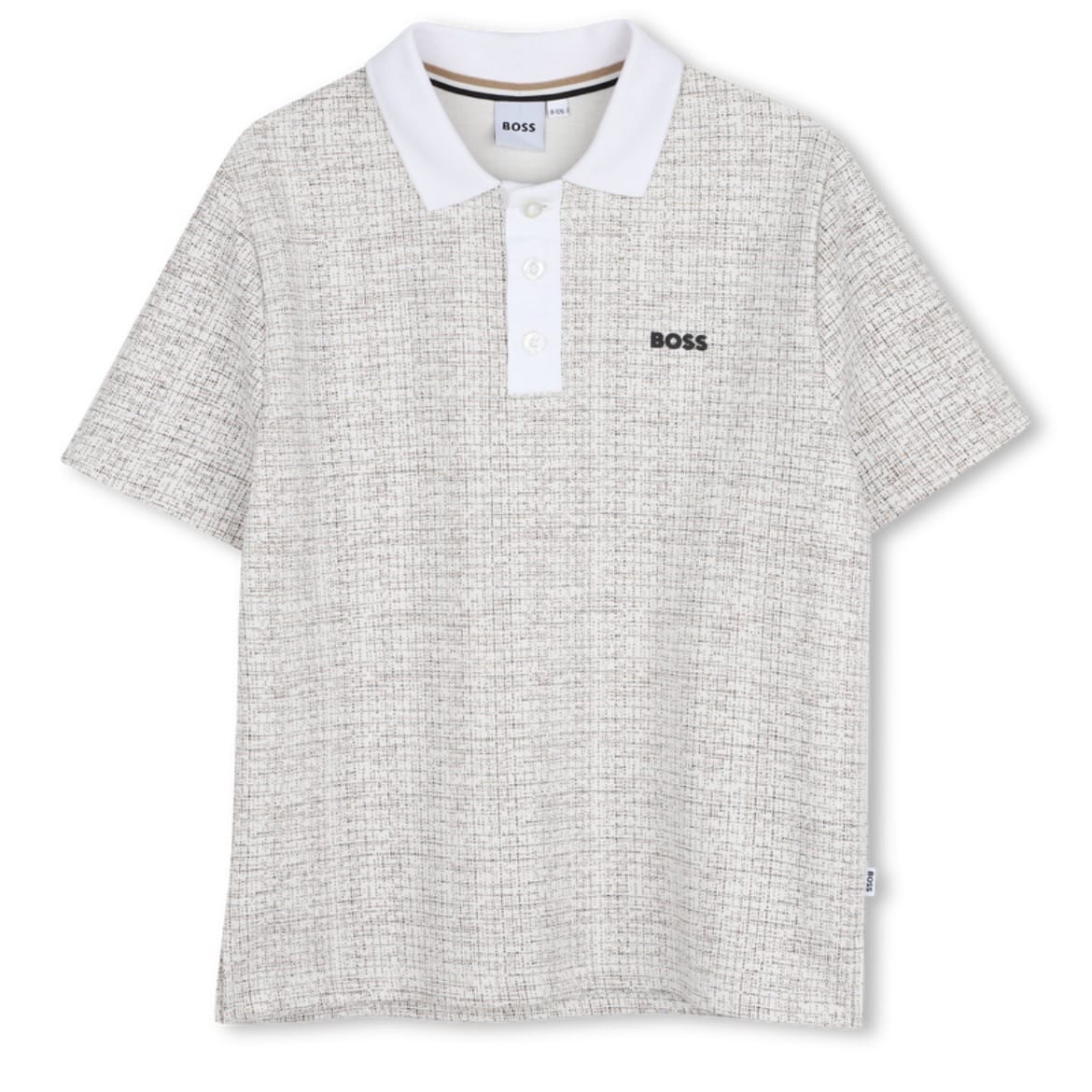 BOSS - Logo Polo -  Ivory