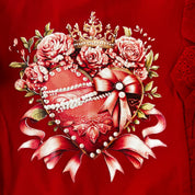 IS - Heart Leggings Set - Red
