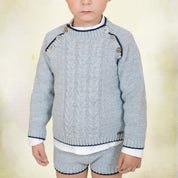 Rahigo - Two Piece Short Set  - Grey