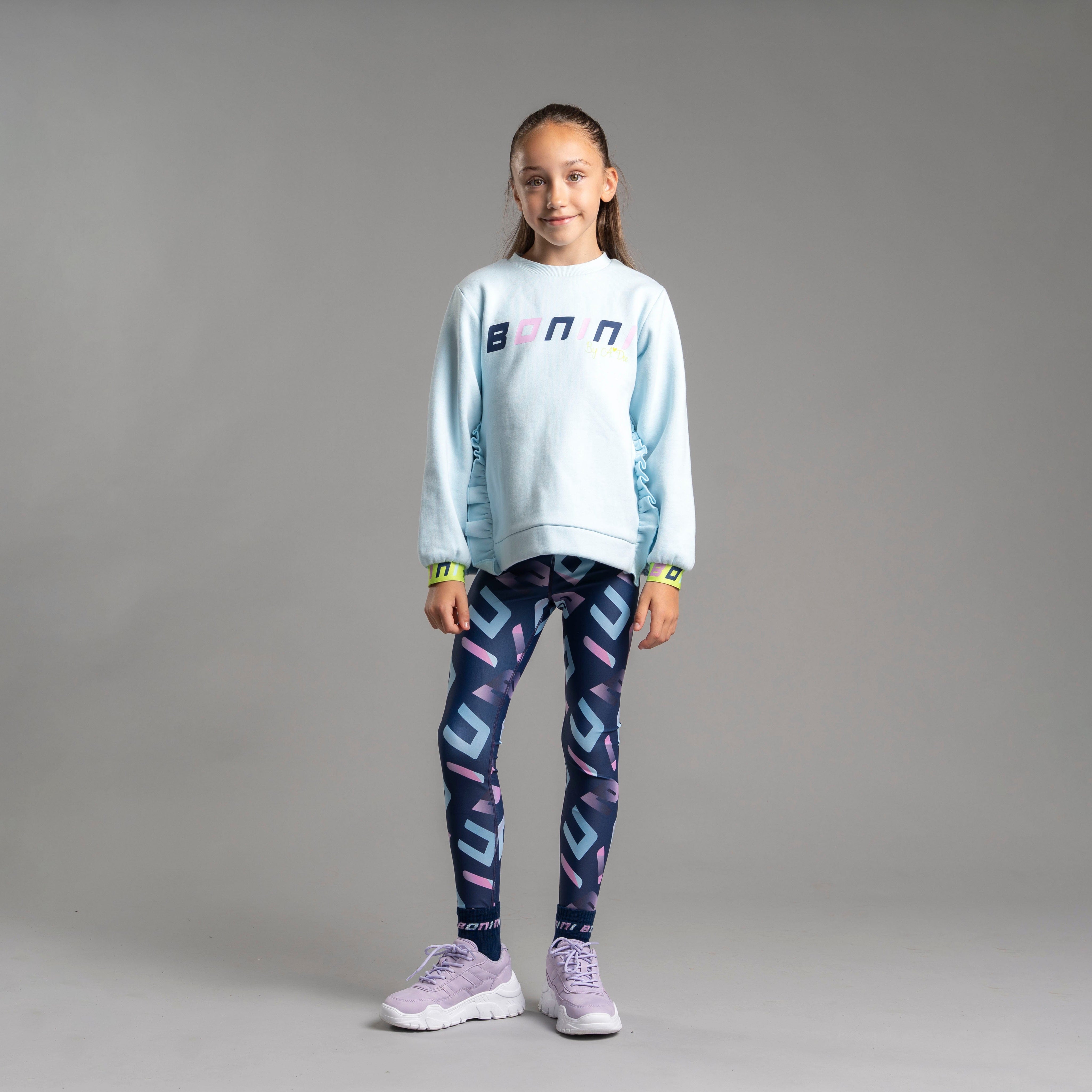 BONINI BY A DEE - Split Side Jumper Strive - Sky Blue
