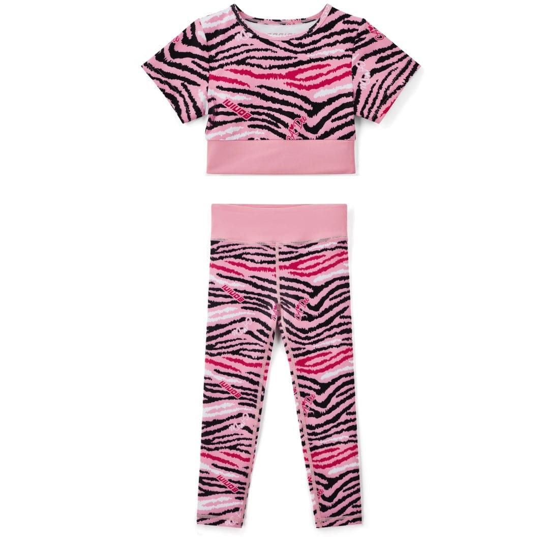 BONINI BY A DEE - Printed Sport Top & Legging Set Energy & Sprint - Peony Pink