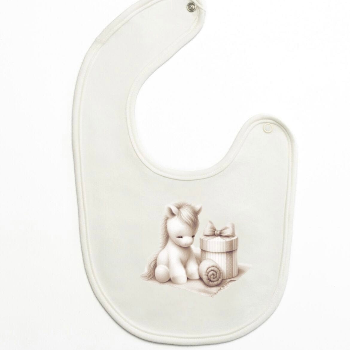 FIRST BABY - Carino Bib  - Cream