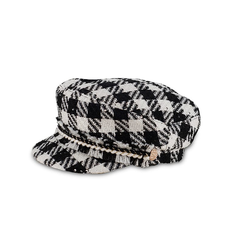 ABEL & LULA - Tweed Cap - Black