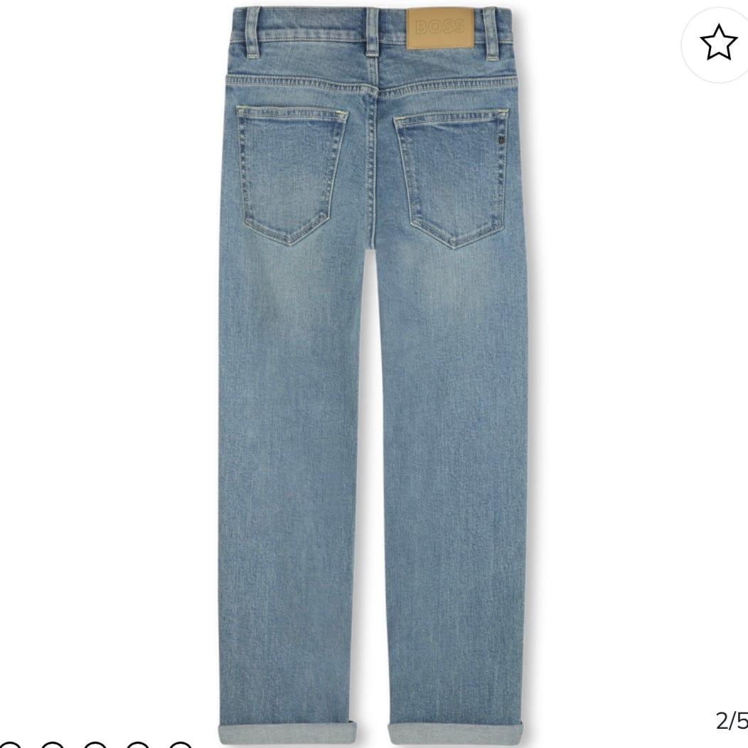 HUGO BOSS - Five Pocket Denim Jeans - Stone Bleach