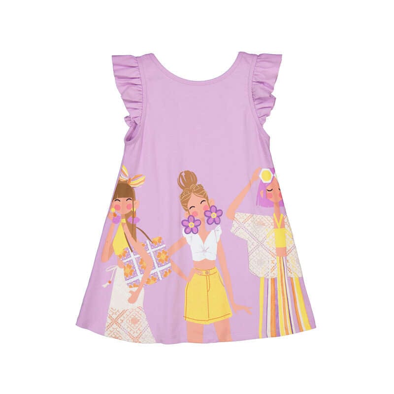 MAYORAL - Friends Dress   - Lilac