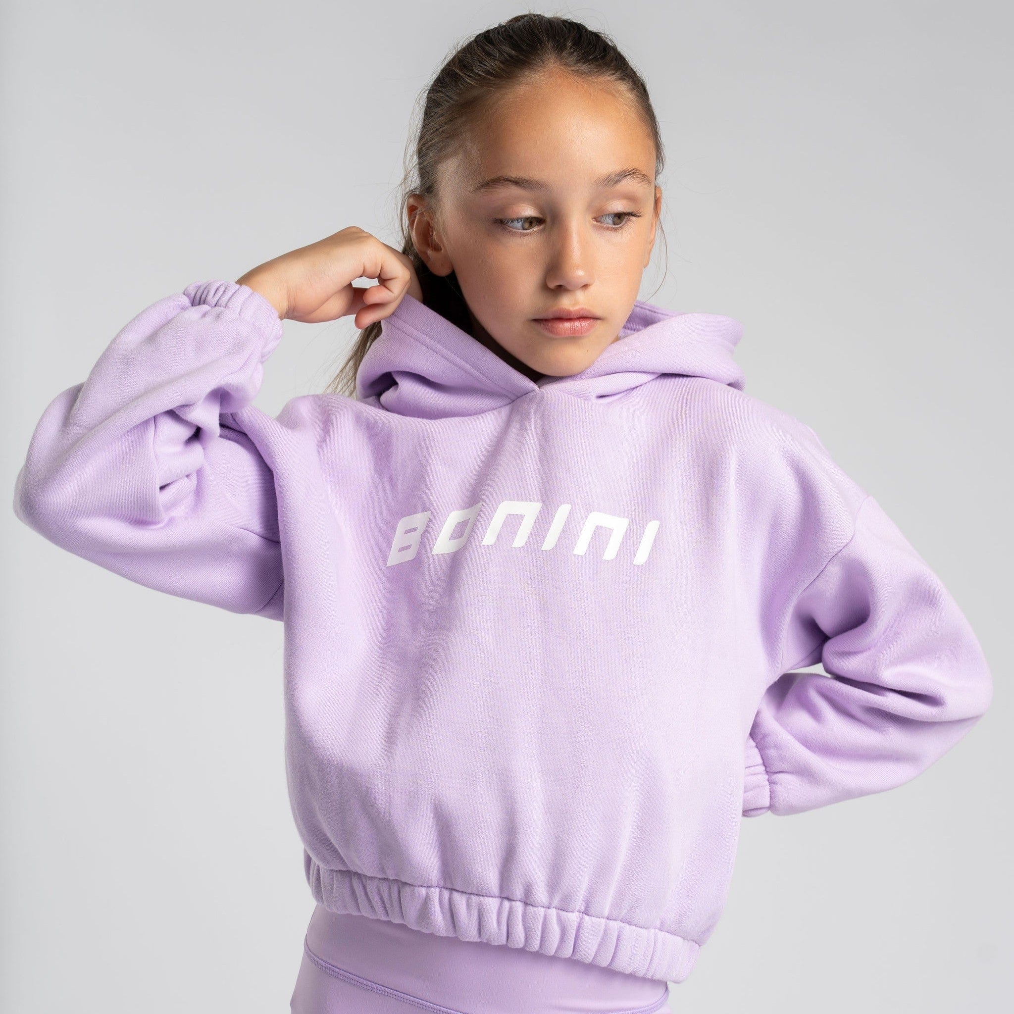 BONINI BY A DEE - Logo Hoodie Lilac Bloom