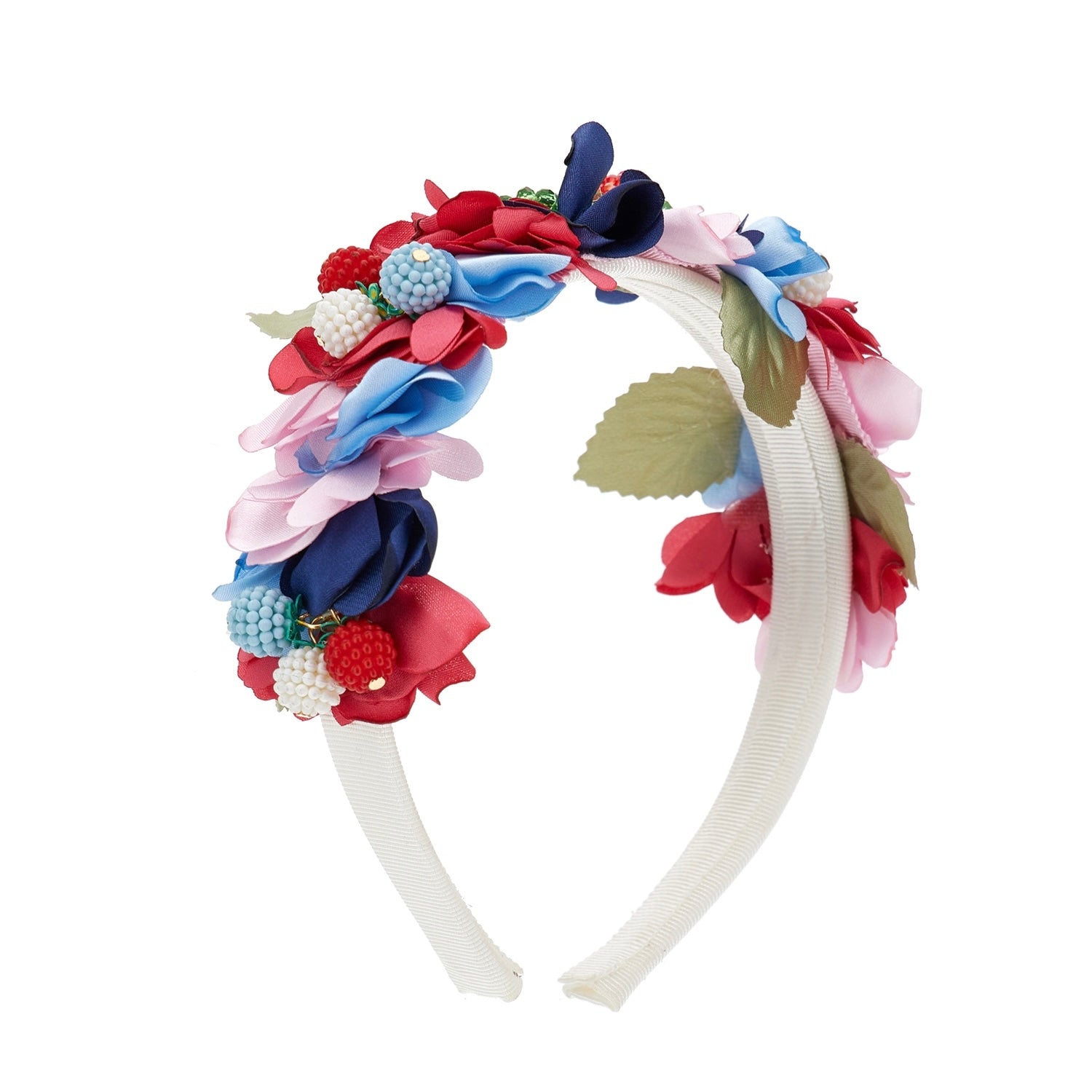 MONNALISA - Fruity Flowers Hairband - Red