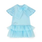 A DEE - Sparkle Pastel Parlour Tulle Frill Dress - Blue