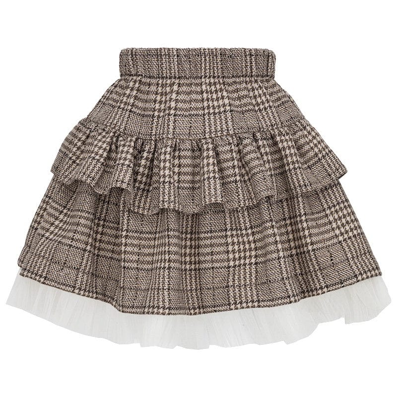 Daga - Basket Of Smiles Skirt Set - Brown