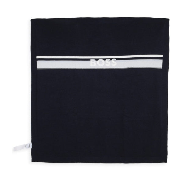 BOSS - Blanket Knitted - Navy
