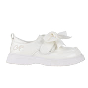 A DEE - A Dee On Ice Mary Bow Shoe - White