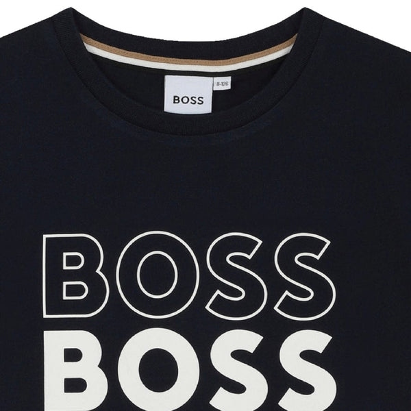 BOSS - Logo T Shirt - Navy