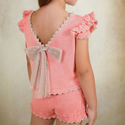 Rahigo - Two Piece Short Set -  Coral