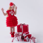 Daga - Magical Surprises Tutu Tulle Dress - Red