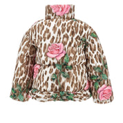 MONNALISA - Rose Puffer Jacket - Pink