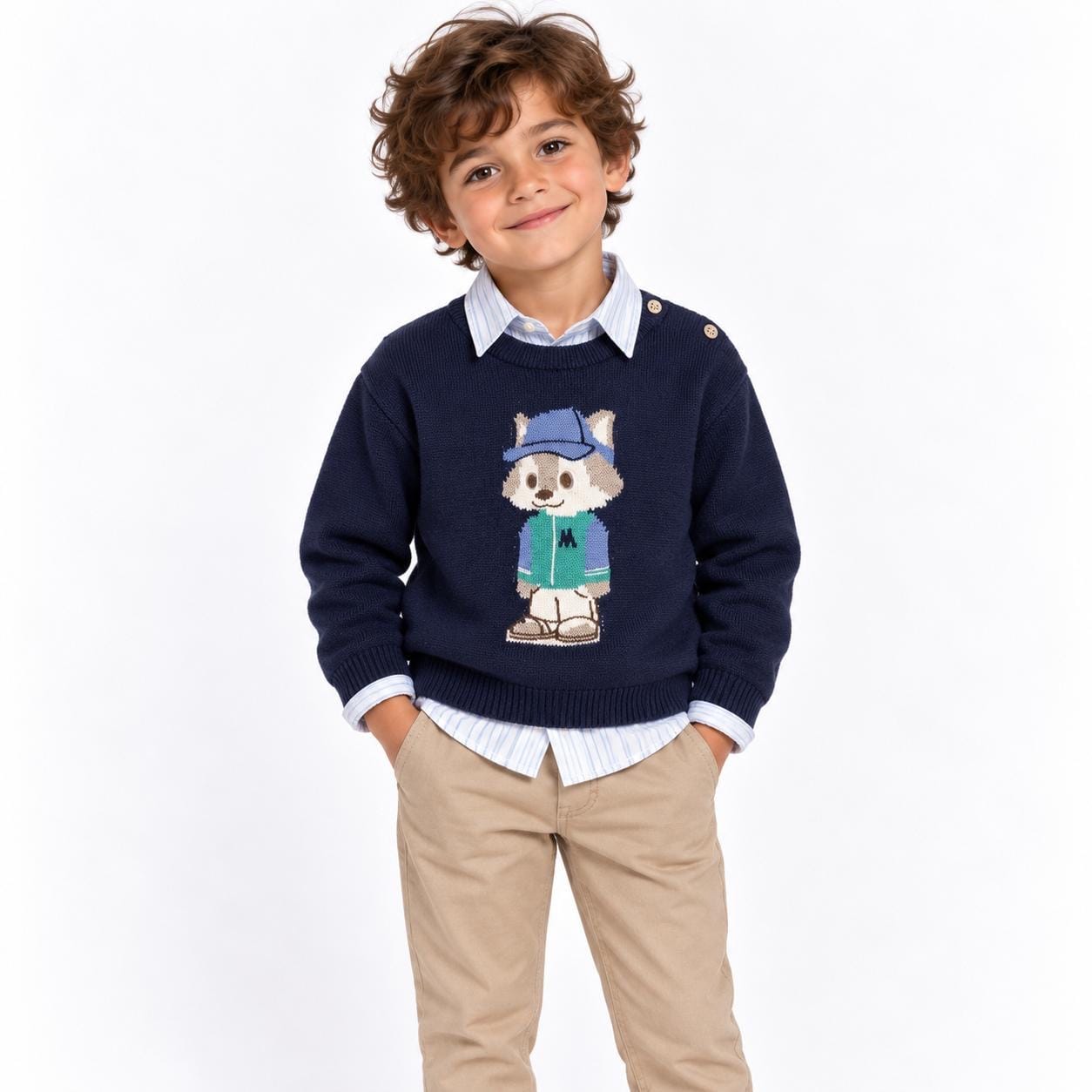 MAYORAL - Three Piece Trouser Set - Navy