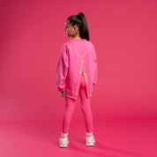 BONINI BY A DEE - Groove & Inspire Logo Sweatshirt - Hot Pink