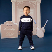 MITCH & SON - Classic Collection Sean - Crewneck Tracksuit - Navy