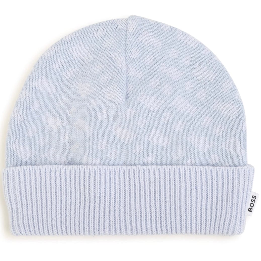 HUGO BOSS -Hat & Slipper Set - Pale Blue