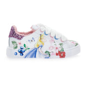 MONNALISA - Alice In Wonderland Trainers - White