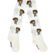 MONNALISA - Daisy Duck Tights - Cream