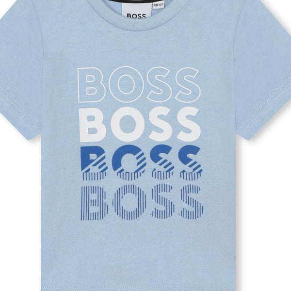 BOSS - Logo T Shirt - Blue