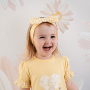 LITTLE A - Ava Bow Headband - Sweet Lemon