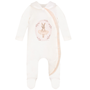 JAMIKS - Velour Eugenie Rabbit  Babygrow - Pink