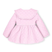 A DEE - Riley Bow-tique Chic Quilted Collar Jacket - Pink