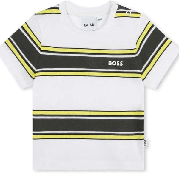 BOSS - Toddler Sripe T-Shirt - Yellow