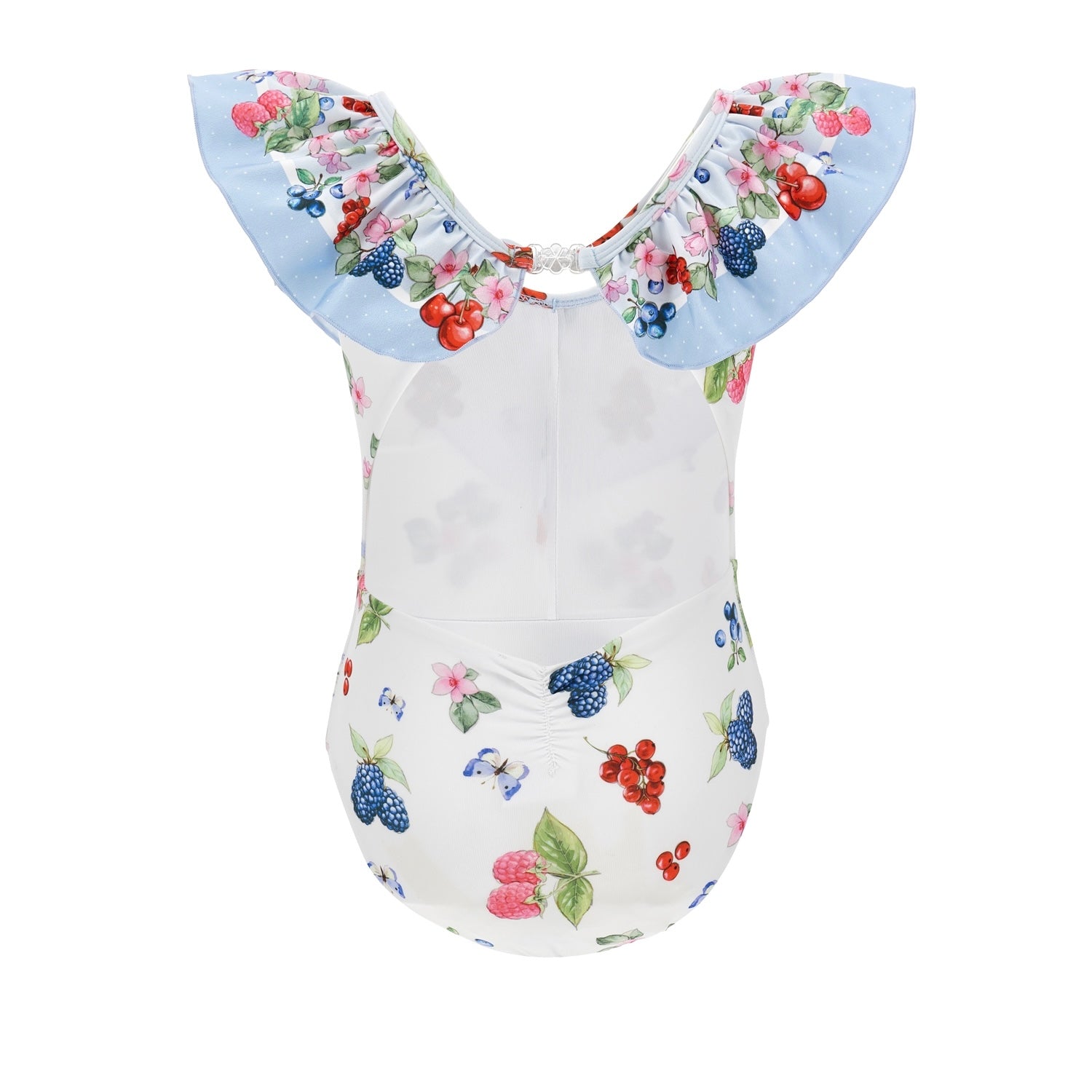 MONNALISA - Fruity Flowers Swimsuit - White