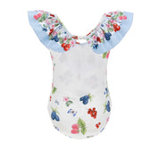 MONNALISA - Fruity Flowers Swimsuit - White