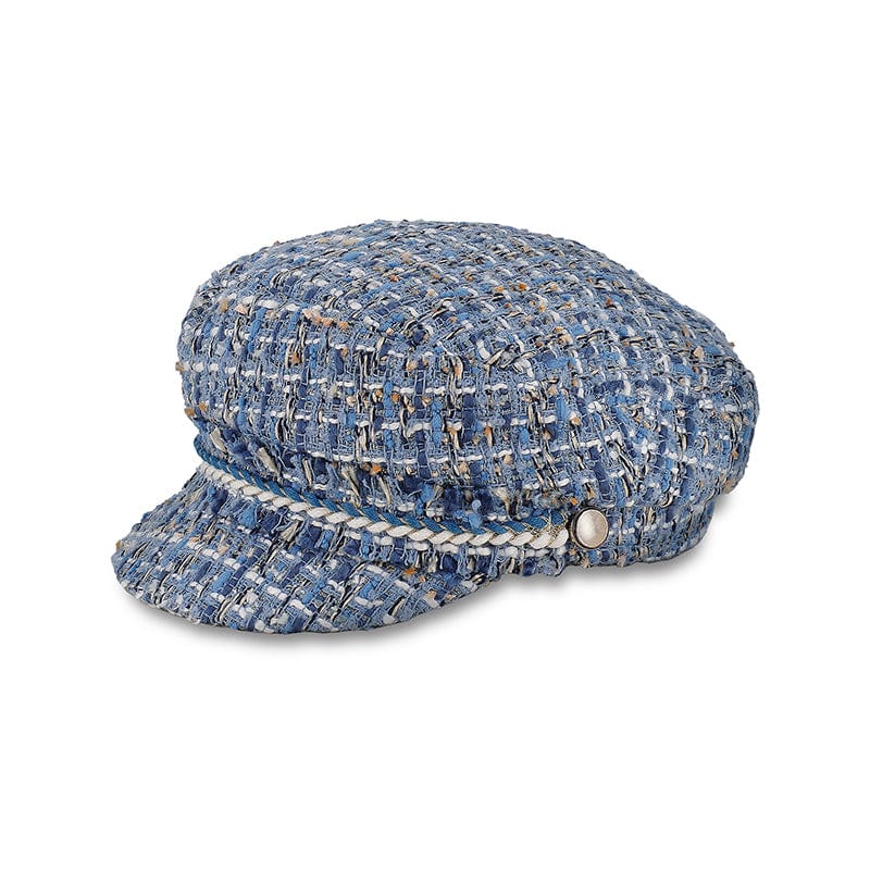 ABEL & LULA - Tweed Cap - Blue