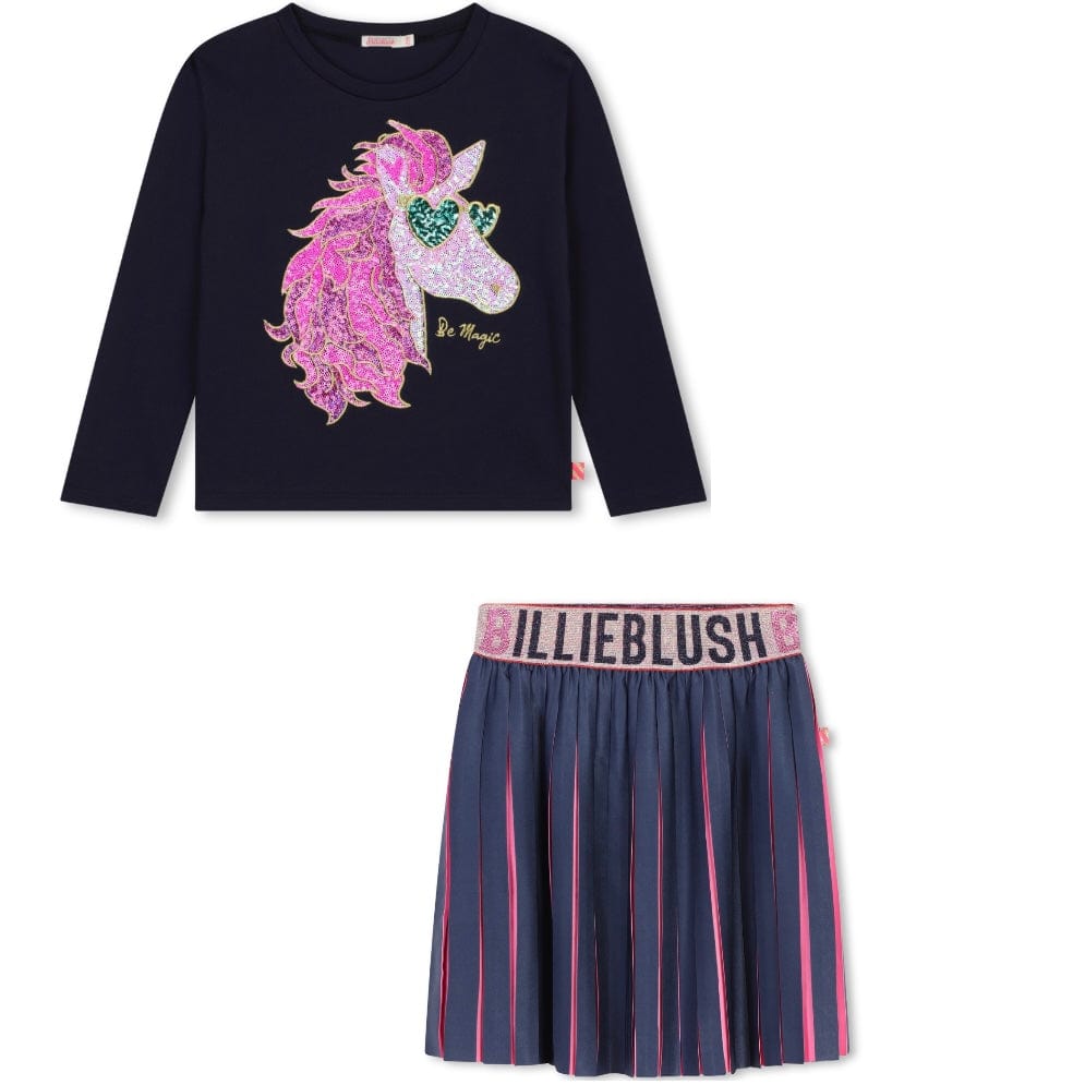 BILLIEBLUSH - Be Magic Skirt Set - Navy