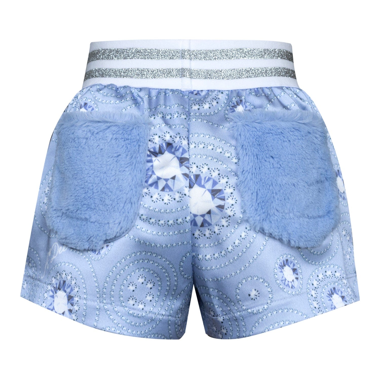 A DEE - A Dee On Ice Paris Diamond Print Short Set - Iced Blue