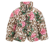 MONNALISA - Rose Puffer Jacket - Pink