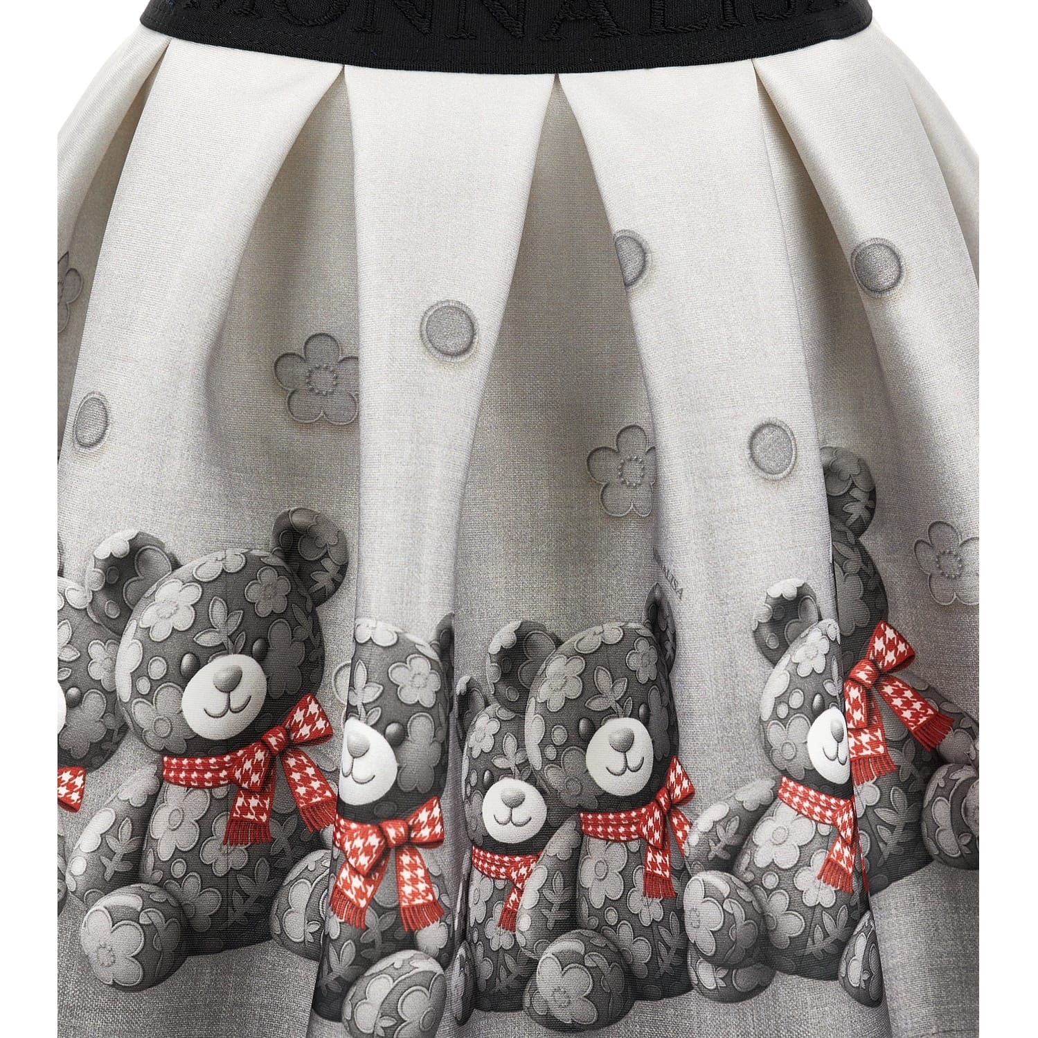 MONNALISA - Teddy Top &  Skirt Set - Red